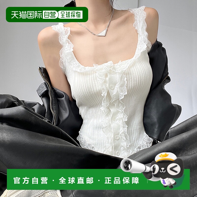 【日本直邮】privatebeach　女士　吊带衫蕾丝性感背心