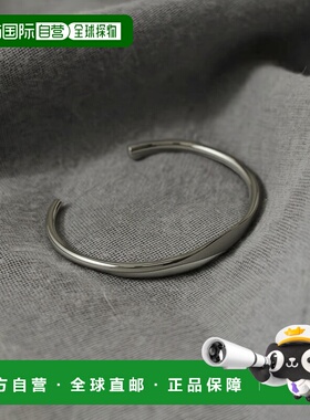 1h可退 日本直邮SMELLY 男士 细款万能不锈钢腕圈 SM461NF008手镯