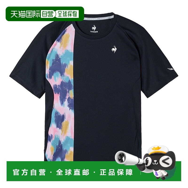 日本直邮lecoqsportif 男士 Aile forme 图形游戏衬衫 [LN5FHT11M