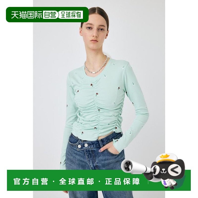 日本直邮MOUSSY FLORAL RANDOM GATHER LS T恤 [MO1164EW035659]