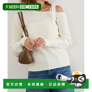 日本直邮U 宽松蕾丝拼接针织衫 女装 半透 SPICK&SPAN 1h可退