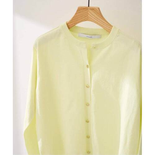 日本直邮FRAMeWORK CO/PL 18G圆领针织开衫