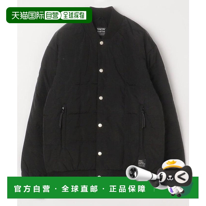 1h可退 日本直邮TAION 男女同款 800蓬松度羽绒外套 半拉链金属扣