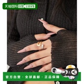 女士合金混搭弧形戒指 1h可退 独特设 WHO gallery 日本直邮WHO