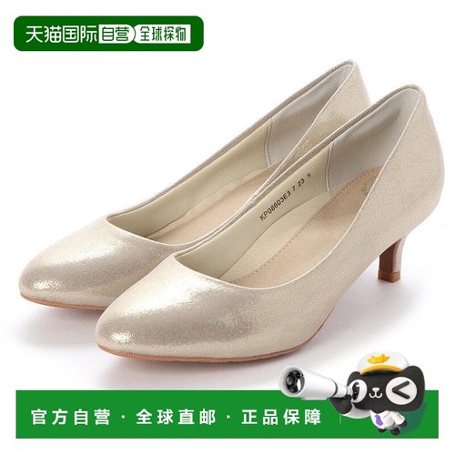 日本直邮RANDA 无压力圆头浅口女鞋 RA041BW07445 黑色单鞋一脚蹬