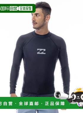 日本直邮BILLABONG 男士长袖高领拉什加德泳衣 BF011851 TYE