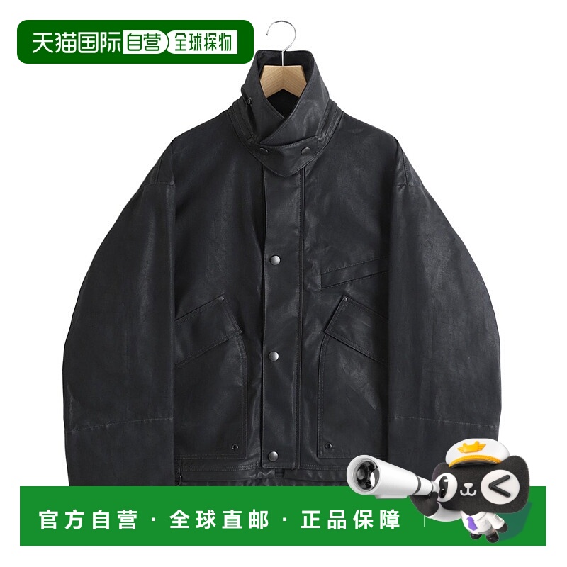 1h可退 日本直邮LEMAIRE 男装 宽松短款雨衣 高领半开襟 双 flap