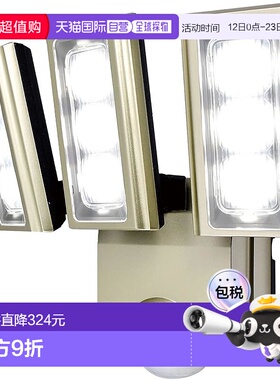 【日本直邮】插座式感应灯 3灯 白色LED 户外防水 ESL-ST1203AC