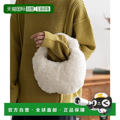 日本直邮VitaFelice 单柄仿皮草手袋钱包 [V04517AW006837]