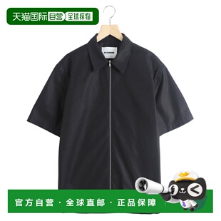 日本直邮JIL 衬衫 SANDER 全棉半袖 中心金属拉链设计 男装 1h可退
