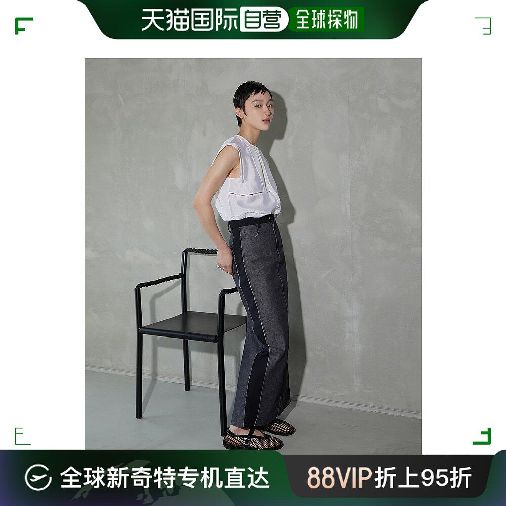 日本直邮le ciel bleu 女士方袖透气时尚衬衫 26a63202