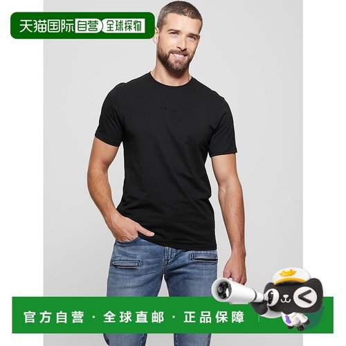 日本直邮Guess SS Guess Emb Pima Crew 短袖T恤 [GU1432EM031940