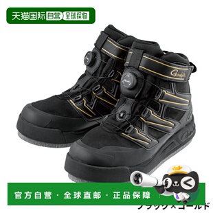 日本直邮Gamakatsu Footwear G-Spec 毡钉鞋(力量型)S码黑金配G