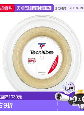 日本直邮Tecnifibre高科技纤维网球线TRIAX200m卷01RTR网球拍
