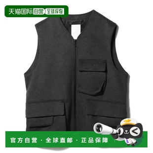 宽松仿毛质感针织背心 男装 多口袋设 日本直邮onegravity 1h可退