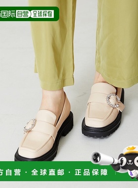 日本直邮Oriental Traffic 厚底可视搭扣皮带鞋 31315 OR526BW002