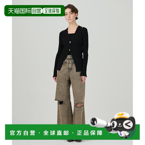 日本直邮GRACE CONTINENTAL 罗纹针织背心 [424819339]