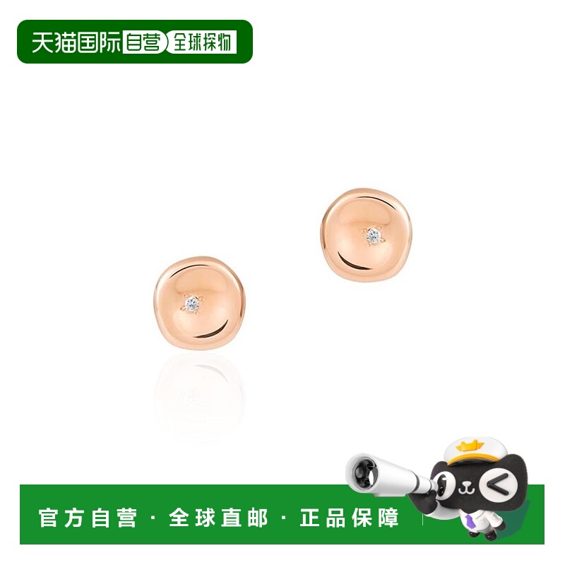 日本直邮日潮4度C 4℃ Canal 银耳环品番:152344151008银色耳钉