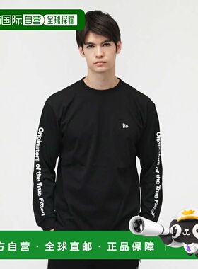 日本直邮NEW ERA 男士长袖T恤 ORIGINATORS系列 14682707 黑色