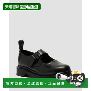 黑色WANAMA皮革风格 男女同款 简约玛 日本直邮Dr.Martens 1h可退