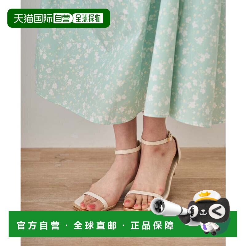 日本直邮OFF-WHITE 凉鞋 2025春夏新款 方头绑带设计单鞋