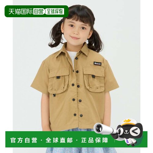 日本直邮FIRST DOWN 户外衬衫 100-150cm 米色 防水可机洗女装