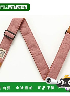 【日本直邮】依班娜简约电吉他电贝斯背带粗布质感红色DCS50D-RD