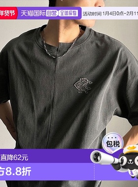 日本直邮Classical Elf 男士棉可切换图案logo短袖T恤 C04519EM01