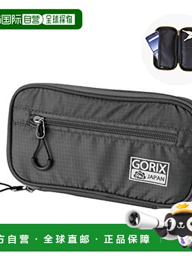 【日本直邮】GORIX 自行车骑行钱包 手机钥匙收纳 防水BKPW黑色BK