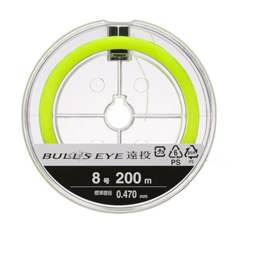 日本直邮Shimano Bullseye 长投 200m 8 号荧光绿 LA-C61V