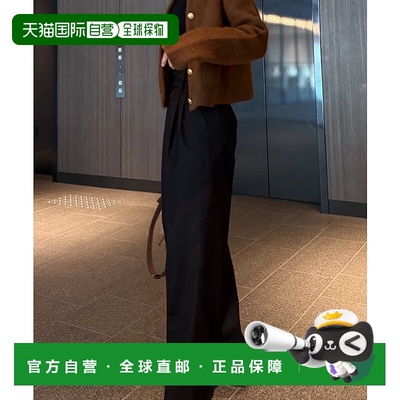 1小时内可退 日本直邮INTER FACTORY 女士双褶宽松长裤 ITSTR2550