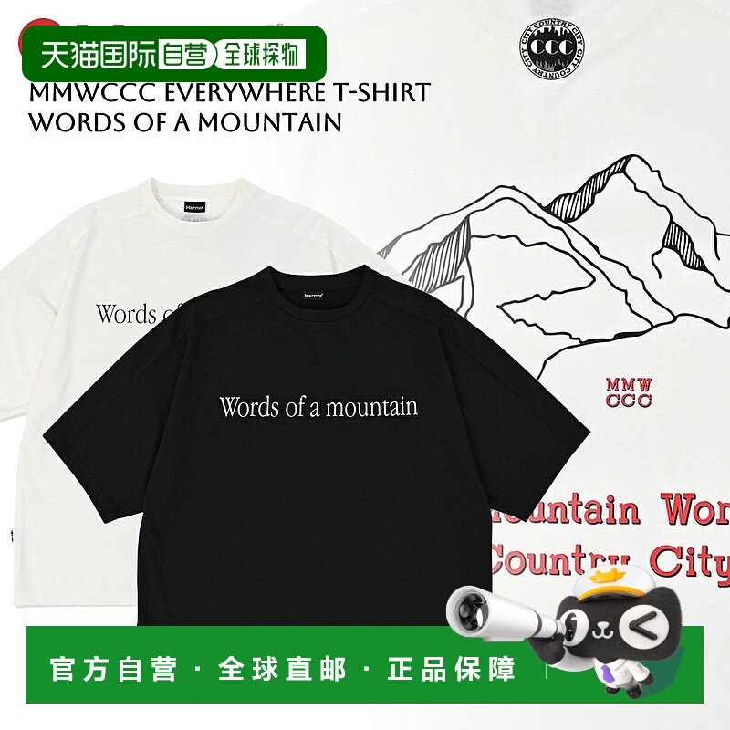 日本直邮Marmot MMWCCC Everywhere T恤 大山之语 mtss25mst311cc