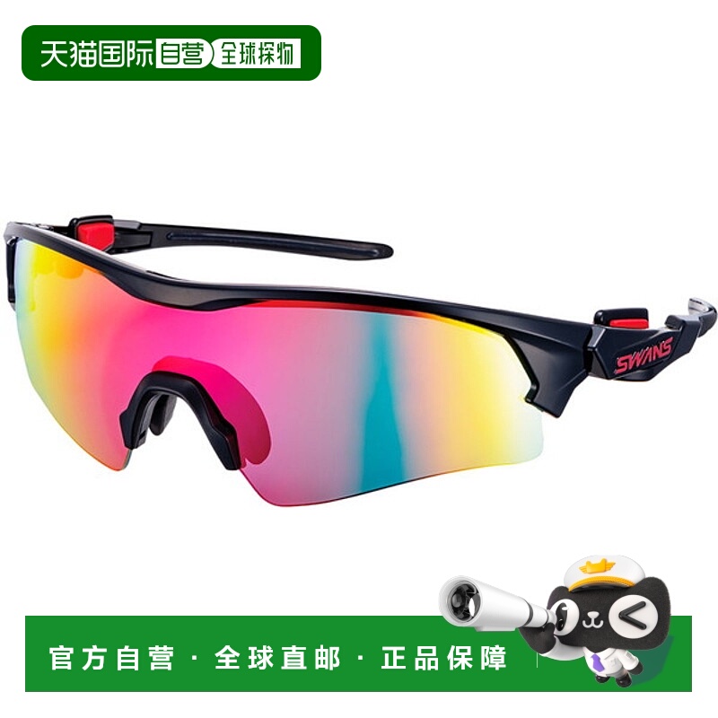 日本直邮SWANS 太阳镜 FACEONE 镜面镜片型号 FO-3501 FO3501-BK