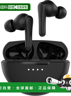 【日本直邮】Belkin SOUNDFORM Rhythm 真无线耳机 黑色 5.8mm 30