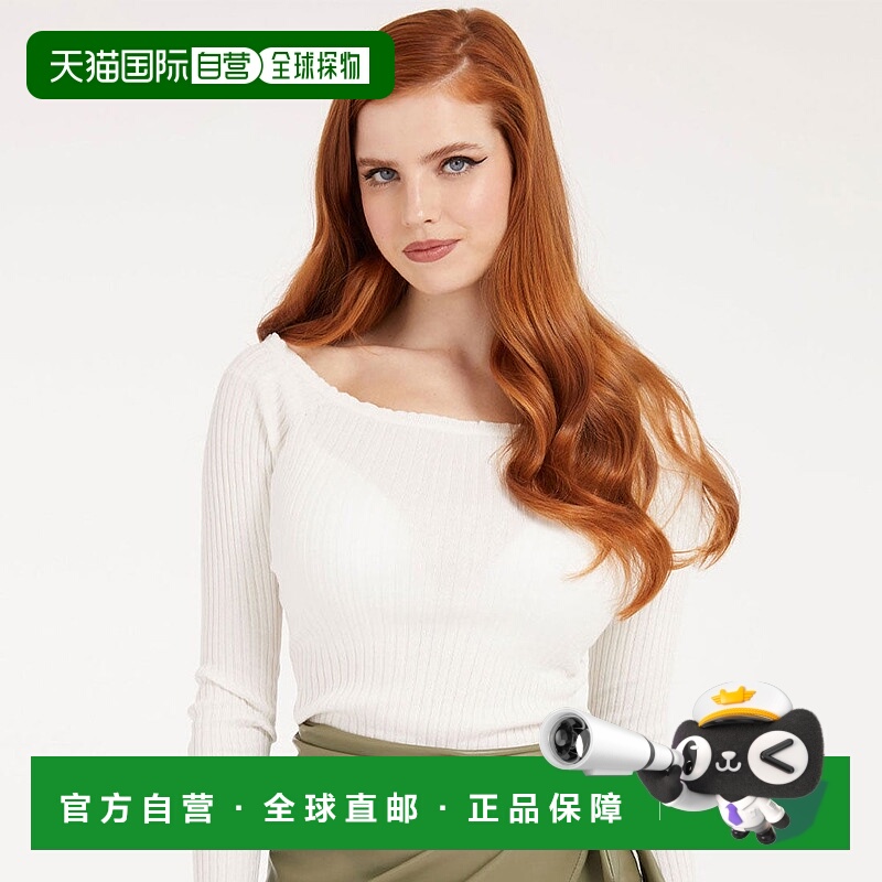 日本直邮Guess Lucille Off Shoulder Sweater针织毛衣 [GU1432EW