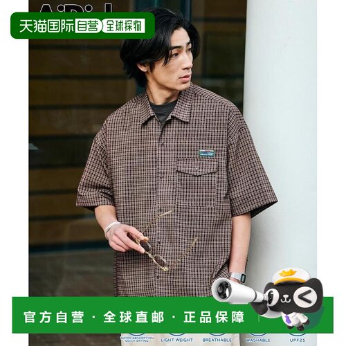 1h可退 日本直邮FREAK'S STORE 男装 AiRide吸湿速干UV防护短袖衬