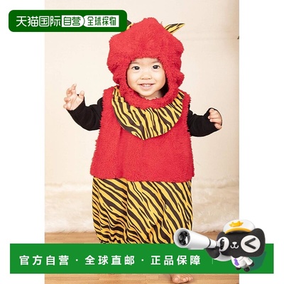 【日本直邮】Clearstone城市派对节分扮鬼套装童装版恶鬼红色80cm