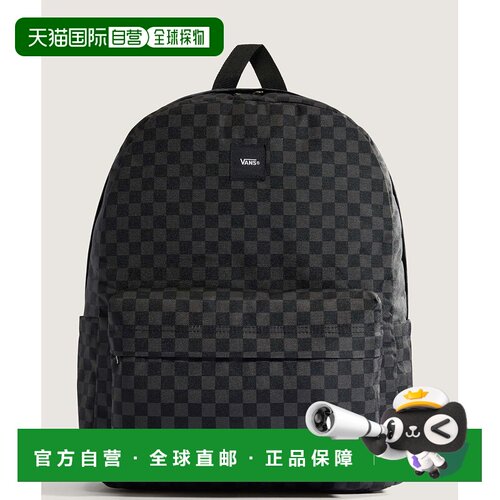 日本直邮VANS 男女同款 经典棋盘格双肩背包双肩包 VN000H4XBA5