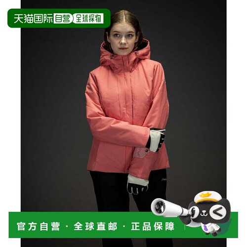 日本直邮LEGACY 夹克 粉色 滑雪服 拼接印花设计