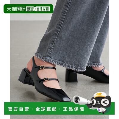 1h可退 日本直邮Le Talon 女士 4cm 双带 slingback 鞋 方头优雅