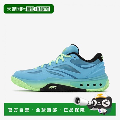 日本直邮Reebok ENGINE A 篮球鞋 [100230672] 蓝色×绿色锐步