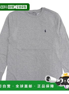 日本直邮Ralph Lauren 服装 男士女士长袖 T恤 M 棉灰色 CORE REP