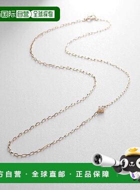 日潮跑腿COCOSHNIK 白色托帕石方形不对称项链 40叠戴