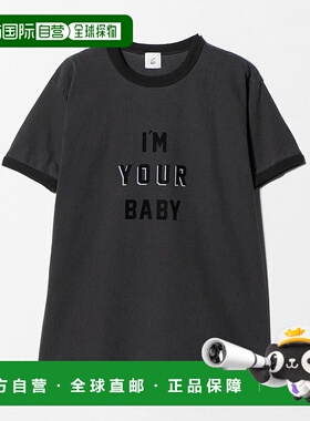 1h可退 日本直邮6(ROKU) 女装 70年代美式复古风IM YOUR BABY短袖