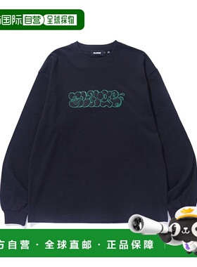 1h可退 日本直邮XLARGE 男女同款 原创刺绣长袖T恤 101259011021