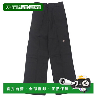 日本直邮Dickies 男士裤子 28x30 黑色宽松直筒裤 85283BK28-30 D