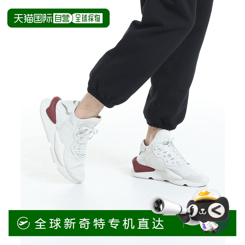 1h可退 日本直邮Y-3 男女同款 极简设计 跑步鞋 皮革拼接轻便运动