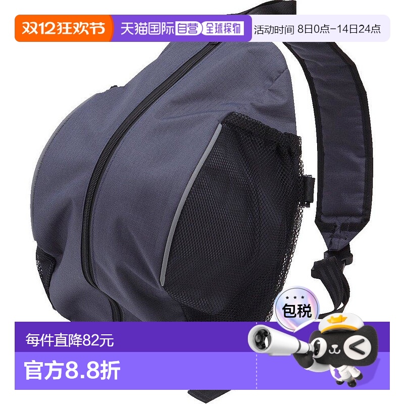 【日本直邮】trusco背包深蓝色斜挎单肩背包拉链百搭时尚休闲尼龙