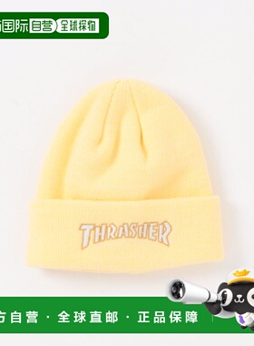 日本直邮THRASHER 儿童 25周年纪念款 针织帽 双层保暖 25THN55K