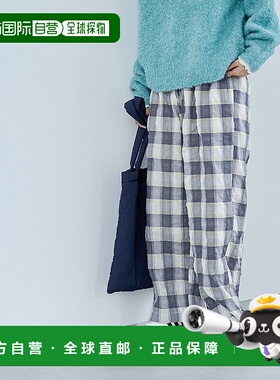 日本直邮coen 渐变格纹足球宽松阔腿裤 [CO3322EW010954]卫裤